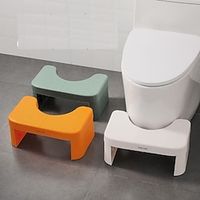 Folding Toilet Stool Thicken Squatty Potty Footstool Bathroom Furniture Chairs Step Stools For Elders Children Pregnant Women Lightinthebox - thumbnail