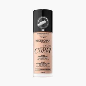 Deborah 24Ore Extra Cover 2 in 1 Foundation and Concealer - 30 ml