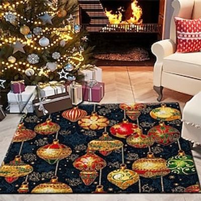 Christmas Decorations Area Rug Non Slip Bedside Livingroom Bedroom Indoor Outdoor Santa Ornaments Tree Snowflake miniinthebox Christmas Decorations Area Rug Non Slip Bedside Livingroom Bedroom Indoor Outdoor Santa Ornaments Tree Snowflake miniinthebox