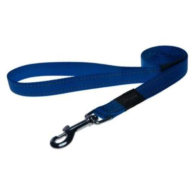 Rogz Utility Reflective Stitching Dog Leash Blue - Large