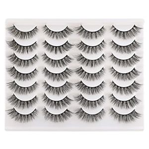 Lashes False Eyelashes Cat Eyes Wispy Natural Faux Mink Lashes 14 Pairs Pack Light Volume Short Fake Eye Lashes Lightinthebox