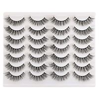 Lashes False Eyelashes Cat Eyes Wispy Natural Faux Mink Lashes 14 Pairs Pack Light Volume Short Fake Eye Lashes Lightinthebox - thumbnail