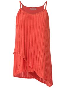 Alcaçuz Naomi ruffled tank top - ORANGE