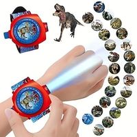 Kids Digital Watch Dinosaur Projection Cartoon Dinosaur Pattern Watch Projector On Wrist Educational Toy Watch Children Boys Girls Gift Lightinthebox - thumbnail