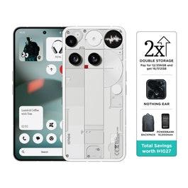 Nothing Phone 3 16GB 5G Smartphone, White, 512 GB