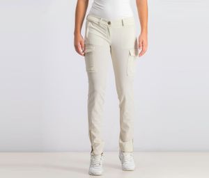 Womens Cargo Pants  Light Biege