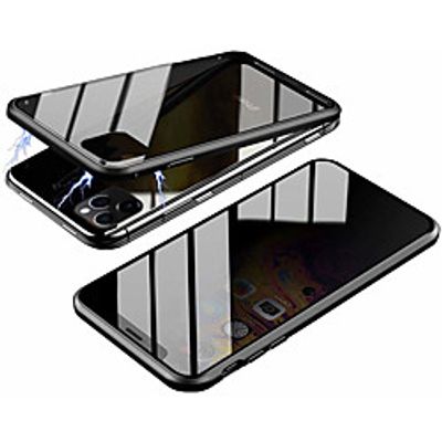 Magnetic Double Sided Case For Apple iPhone 11 / iPhone 11 Pro / iPhone 11 Pro Max Magnetic Full Body Cases Solid Colored Tempered Glass miniinthebox