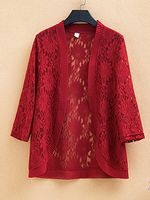 Lace Patchwork Elegant Cardigans - thumbnail