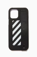 Diagonal Stripe iPhone 12 Case in PU Diagonal Stripe iPhone 12 Case in PU