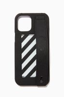 Diagonal Stripe iPhone 12 Case in PU - thumbnail