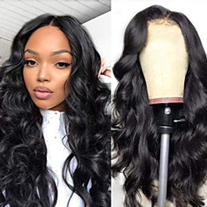 Synthetic Wig Body Wave Asymmetrical Wig Very Long Black Synthetic Hair 28 inch Women's Fashionable Design Exquisite Romantic Black miniinthebox