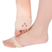 Women Front Pad Cushion Toe Socks Non-Slip Feet Half Yards Socks Invisible Palm Soft Socks