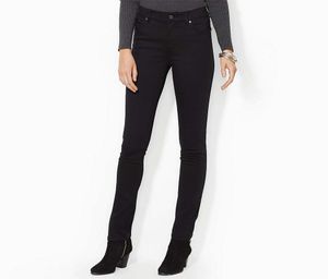 Premier Straight Curvy Jeans  Black