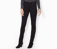 Premier Straight Curvy Jeans  Black - thumbnail