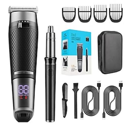 Professional Hair Trimmer For Men Shaver Rechargeable Hair Clipper Beard Trimmer Men Hair Cutting Machine Beard Barber Hair Cut Lightinthebox