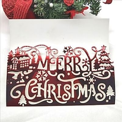 1pc Christmas Deer Metal Cutting Dies For Card Making Happy New Year Decoration Embossing Stencils Die Cuts DIY Scrapbooking Supplies miniinthebox