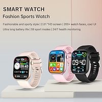 696 G20PRO Smart Watch 2.01 inch Smart Band Fitness Bracelet Bluetooth Pedometer Call Reminder Sleep Tracker Compatible with Android iOS Women Men Hands-Free Calls Message Reminder Custom Watch Face Lightinthebox - thumbnail