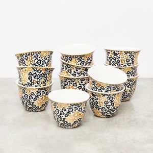 Animal Print Cava Cup - Set of 12