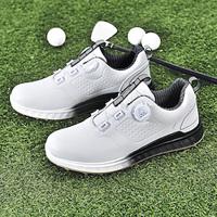 Men's Sneakers Casual Shoes White Shoes Golf Sporty Outdoor Athletic Leather Microfiber Comfortable Slip Resistant Lace-up Black Red Summer Spring Lightinthebox