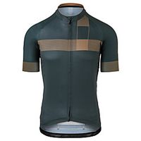 21Grams Men's Short Sleeve Cycling Jersey Summer Spandex Polyester Dark Green Stripes Bike Jersey Top Mountain Bike MTB Road Bike Cycling Quick Dry Moisture Wicking Breathable Sports Clothing Apparel Lightinthebox - thumbnail