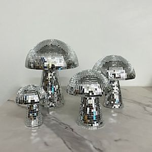 Mushroom Disco Ball Mirror Glass Laser PaperMushroom Ornaments Lightinthebox