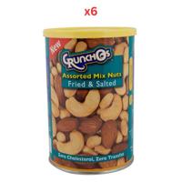 Crunchos Assorted Mix Regular Mix 350G Can Pack Of 6