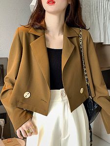 Notch Lapel Plain Blazer