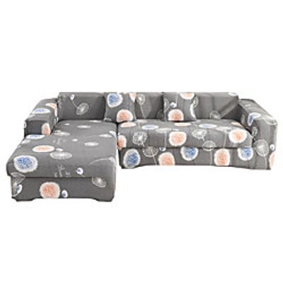 Print Dustproof Stretch Slipcovers Stretch Sofa Cover Super Soft Fabric Couch Cover Fit For 1 to 4 Cushion Couch And L Shape Sofa (You will Get 1 Throw Pillow Case as free Gift) Lightinthebox