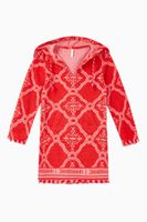 Poppy Hooded Terry Dress - thumbnail