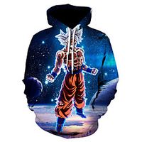 Inspired by Dragon Ball Hoodie Terylene Anime Printing 3D Hoodie For Women's  Men's  Couple's Lightinthebox - thumbnail