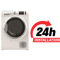 Ariston 9Kg Dryer | Front Loading Washing Machine | White Color | NTM119X1BXGCC - thumbnail