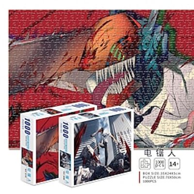 Anime Chain Saw Man Chainsaw Man Puzzle 1000 Pieces Of Paper Cartoon Adult And Children's Puzzle Toys Lightinthebox