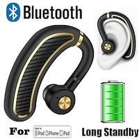 Wireless Bluetooth Earphone Stereo Noise Cancellation Headphone Sport Earbuds Business Earhook Headset with Mic for IOS Android Smartphone Lightinthebox - thumbnail