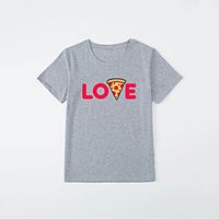 Men's Unisex T shirt Hot Stamping Letter Plus Size Print Short Sleeve Casual Tops 100% Cotton Basic Casual Fashion Gray Lightinthebox - thumbnail
