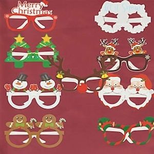 9pcs,/set Festive Glasses for Christmas, Birthdays, Weddings, and Parties - Perfect Photo Props and Party Supplies. miniinthebox