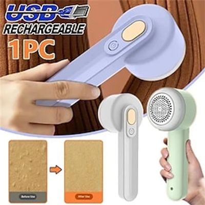 Electric Lint Remover Rechargeable Sweater Pellets Shavers Portable Clothing Hair Ball Trimmer miniinthebox