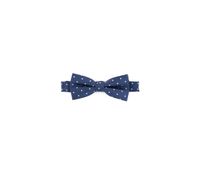 Big Boys Pre-Tied Dot Bow Tie  Navy - thumbnail