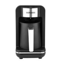 Sonashi Turkish Coffee Machine Black-Silver -500W