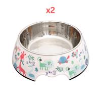 Cozy Paws Single Melamine Bowl White Scoopy - 14X17.5X6Cm (Pack of 2) Cozy Paws Single Melamine Bowl White Scoopy - 14X17.5X6Cm (Pack of 2)