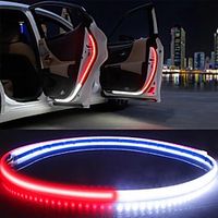 OTOLAMPARA 4pcs New Stylish 47 Inches 30W Car Interior Door Welcome Light LED Safety Warning Strobe Signal Lamp Strip 120CM Waterproof Car Decorative Ambient Lights miniinthebox - thumbnail
