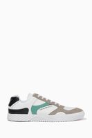 Logo Leather & Suede Sneakers Logo Leather & Suede Sneakers