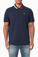 Tipped Collar Regular Fit Polo Shirt in Piqué - thumbnail