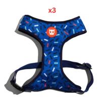 Zee Dog Atlanta Adjustable Air Mesh Harness Small (Pack of 3)