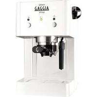 Gaggia Gran Style Manual Pump Espresso Machine 15 Bar Pressure, White - thumbnail