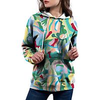Women's Pullover Hoodie Sweatshirt Hoodies Set Camo  Camouflage Pocket Print Casual Daily 3D Print Basic Streetwear Hoodies Sweatshirts  Green Lightinthebox - thumbnail
