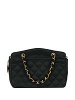 Chanel Pre-Owned 1990s diamond quilted chain tote - Black