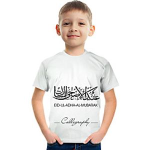 Kids Boys' T shirt Tee Short Sleeve Graphic Rainbow Children Tops Active 3-12 Years miniinthebox