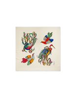 Printed Logo Jacquard Traveler Scarf Printed Logo Jacquard Traveler Scarf