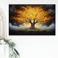 Plants Wall Art Canvas Tree of Life Prints and Posters Pictures Decorative Fabric Painting For Living Room Pictures No Frame miniinthebox