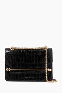 Mini East West Bag in Croco Embossed Leather